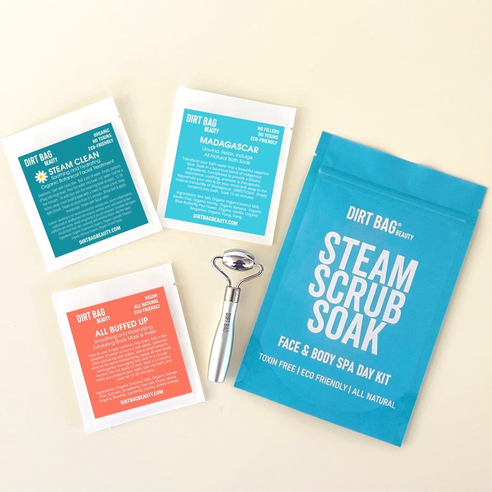 Dirt Bag Beauty Face and Body Spa Day Kit